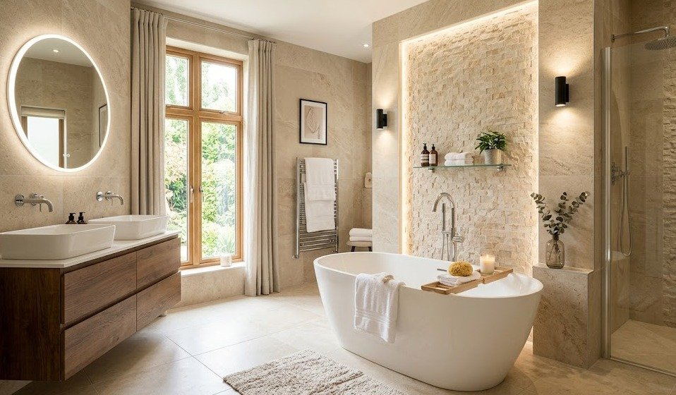 Marble Effect Bathroom Tiles Lewisham
